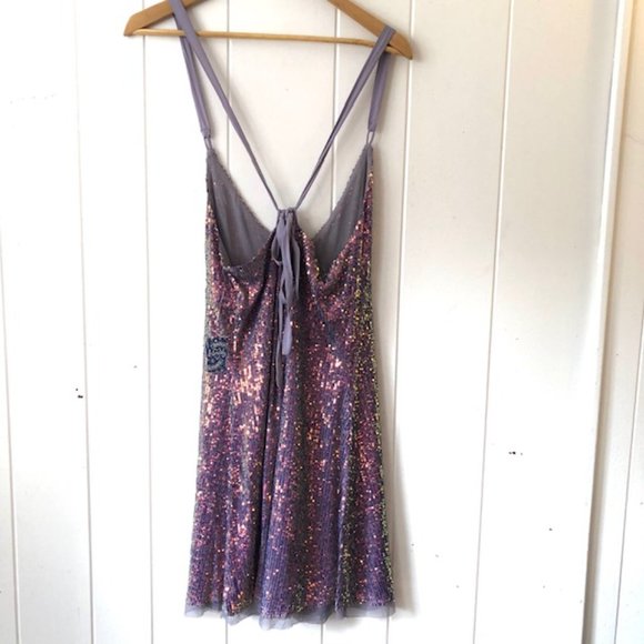 Free People Gold Rush Mini Dress - Marina Combo - Picture 6 of 10
